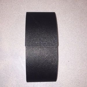 Authentic Prada sunglasses case clutch bag